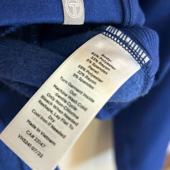 Talbots Royal Blue Zip-Front Bomber Jacket - Picture 13 of 14
